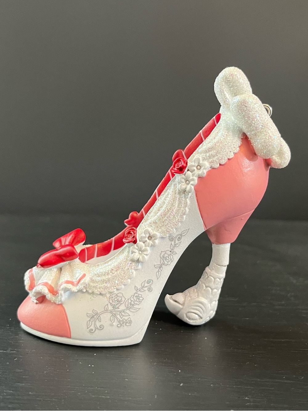 Disney Parks Runway Shoe Ornament Mary Poppins NWOT (Flawed)
